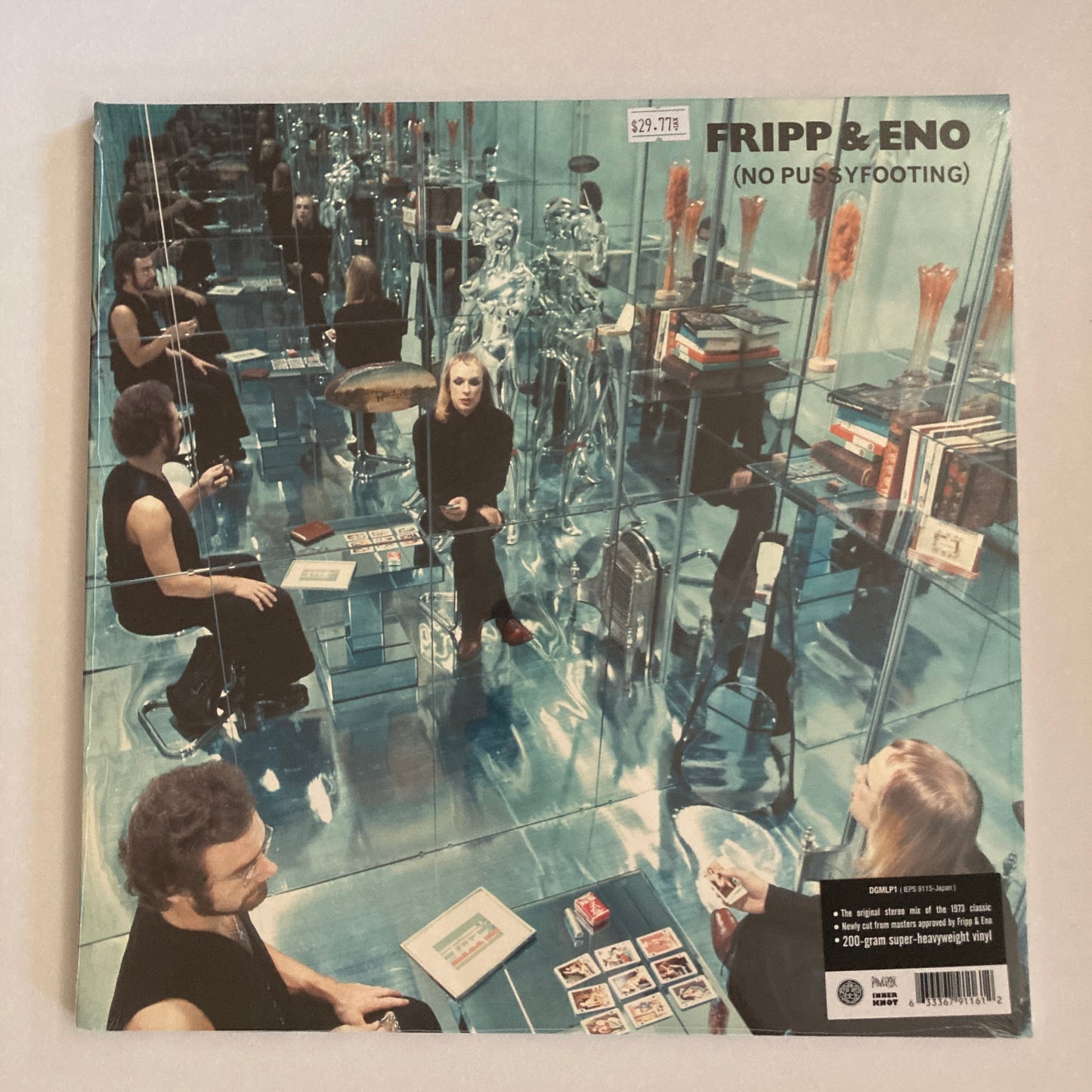 Fripp & Eno (Robert Fripp & Brian Eno) - 'No Pussyfooting' LP (reissue)