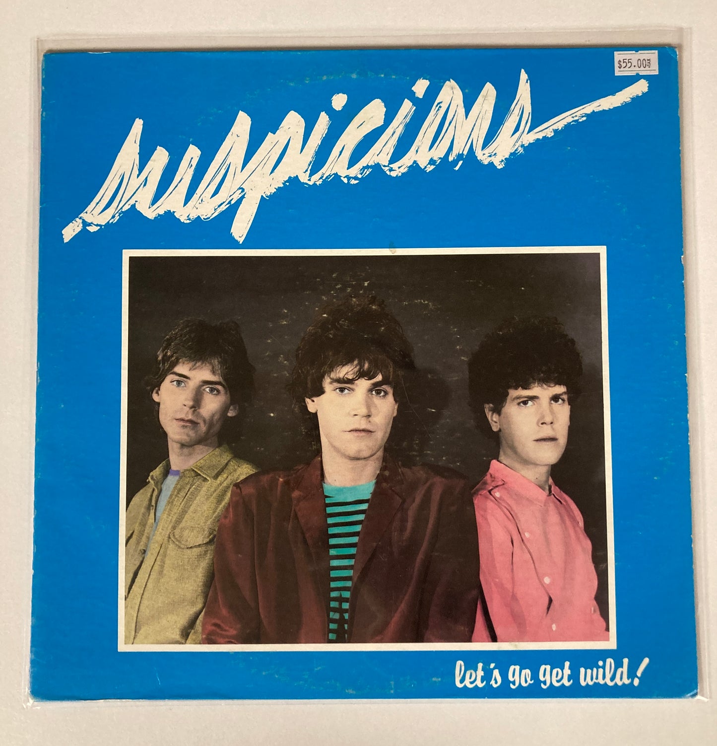 Suspicions - Let's Go Get Wild! RARE LP near mint!